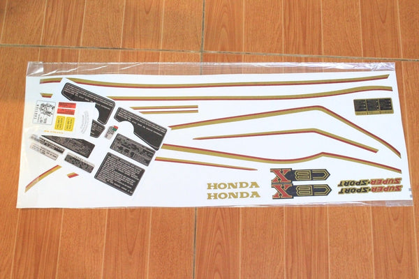 Complete Decal Pin Striping Decals Set RED For 79 Honda CBX