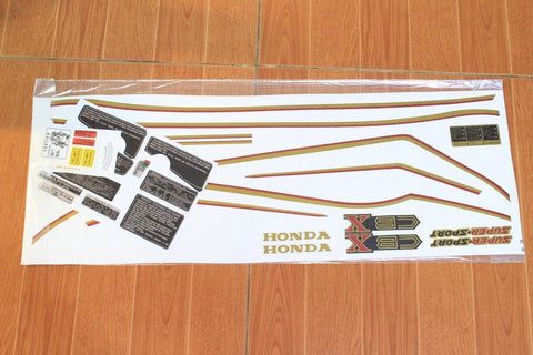 Complete Decal Pin Striping Decals Set RED For 79 Honda CBX