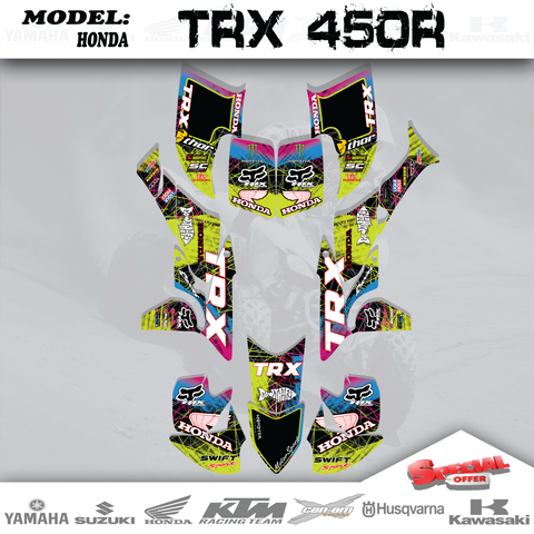 Graphics Kits Decals Stickers 4 Honda TRX 450R TRX450R 2005-2008