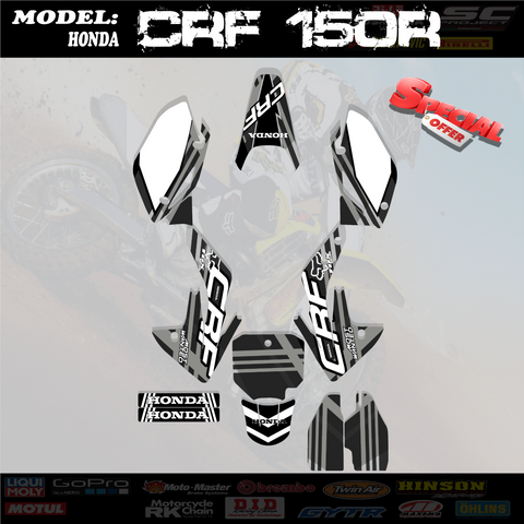 Graphics Kits  Decal Decals Stickers For Honda CRF 150R  CRF150R  2007-16