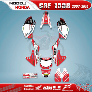 Graphics Kits  Decal Decals Stickers Race Team 4 Honda CRF 150R CRF150R 2007- 16