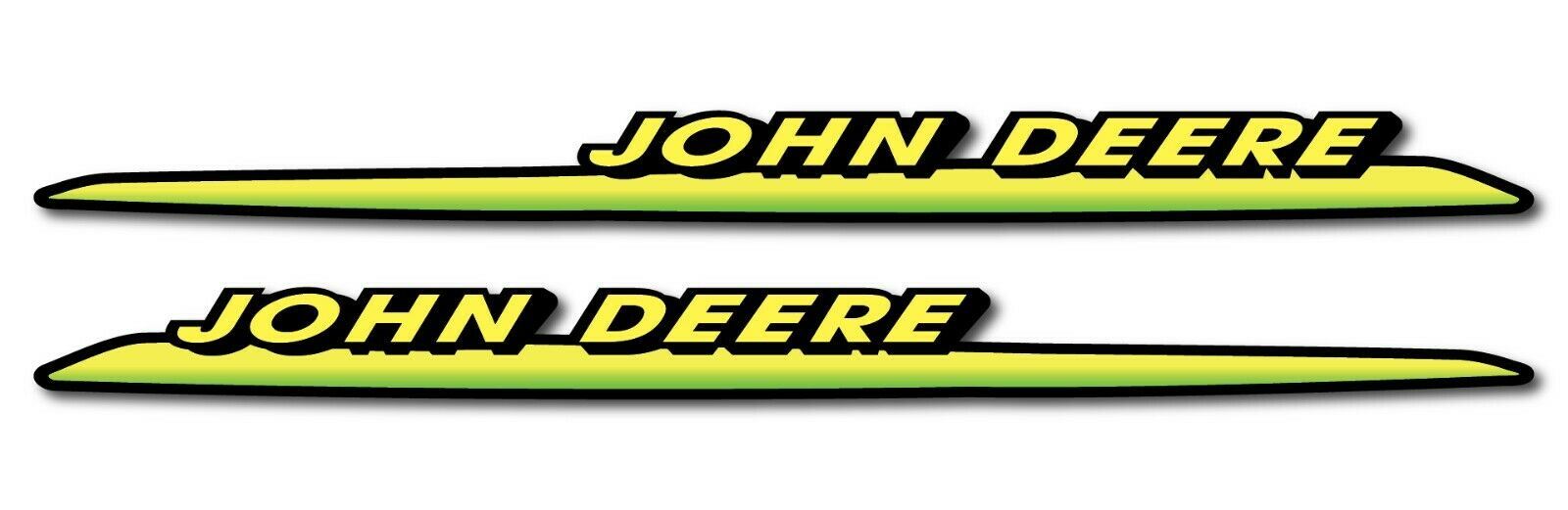 2pc Set for John Deere Tractor Upper Hood Vinyl Decal Stickers fits GT225 GT235