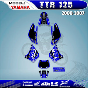 Graphics Kits Decals Stickers Racing Team 4 YAMAHA TTR 125 2000-2007