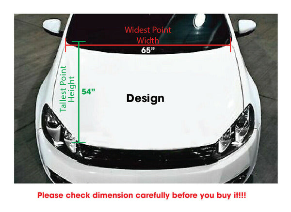 Demon Slayer, Tanjiro, Nezuko,  Zenitsu Car Hood Wrap Decal Vinyl Graphic