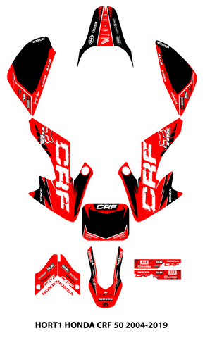 Graphics Kits Decals Sticker Racing Team 4 HONDA CRF 50 CRF50 2004-2019