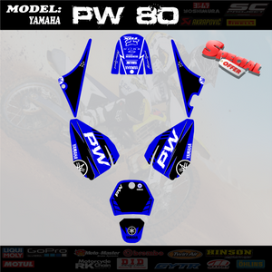 Graphics Kit Decals Stickers Race Team For YAMAHA PW 80 PW80 1983-2020