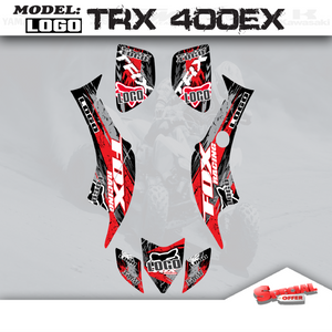 Graphics Kit Decals Stickers PaintStain Fit HONDA TRX 400EX 1999-2007