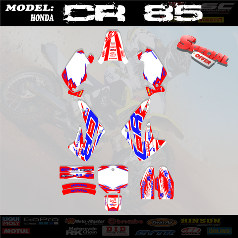 Shift Racing Graphics kit Decals fit 2003-2007 Honda CR 85 03-07