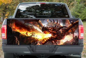 Vinyl Graphic Decals Car Sticker Tailgate wrap Dragon Custom