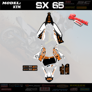 GRAPHICS KIT DECALS STICKERS 4 BLine 2009-2015 KTM 65sx 65 sx