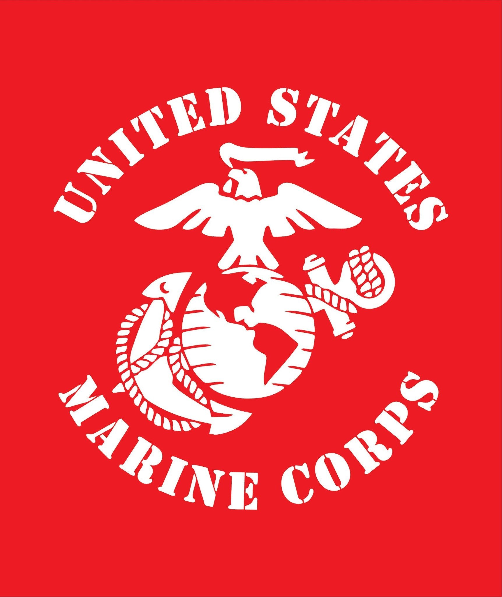 Car Truck Window Decal Sticker For USMC Marine Corps Military Eagle Anchor Globe