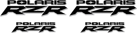 Vinyl ATV Emblem Graphic Decal Stickers for Polaris Logo RZR