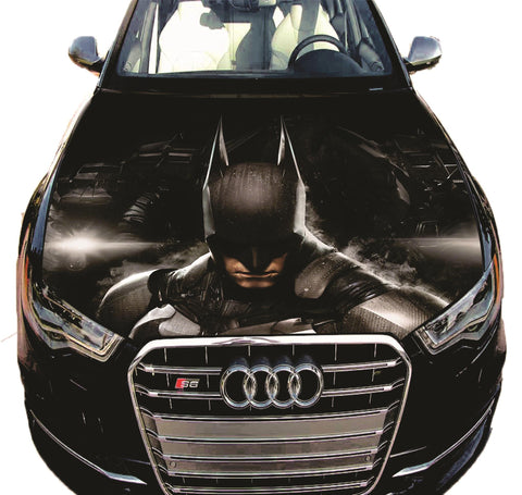 Vinyl Car Hood Wrap Full Color Graphics Decal Batman Dark Knight Sticker