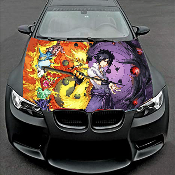 Vinyl Car Hood Wrap Color Graphics Decal Anime Naruto Custom Sticker