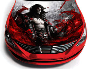 Car Hood  Vampire Lord Blood Wrap  Vinyl  Full Graphics Decal Sticker