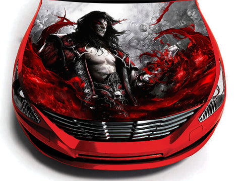 Car Hood  Vampire Lord Blood Wrap  Vinyl  Full Graphics Decal Sticker