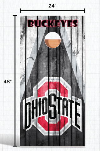 Ohio State Buckeyes Cornhole Wrap NCAA College Board Skin Set Vinyl Decal 