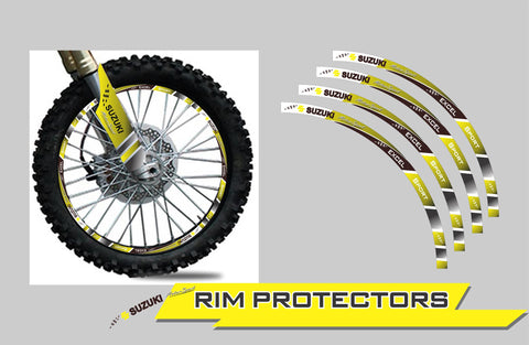 19 & 21 INCH DIRT BIKE RIM PROTECTORS WHEEL DECALS Sticker TAPE GRAPHICS STICKERS