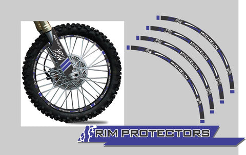 19 & 21 INCH DIRT BIKE RIM PROTECTORS WHEEL DECALS TAPE GRAPHICS STICKERS