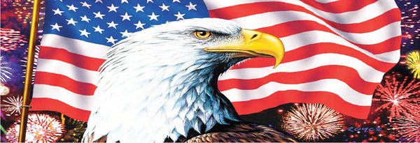 AMERICAN BALD EAGLE FLAG Rear Window Graphic Decal Tint Sticker Truck suv ute