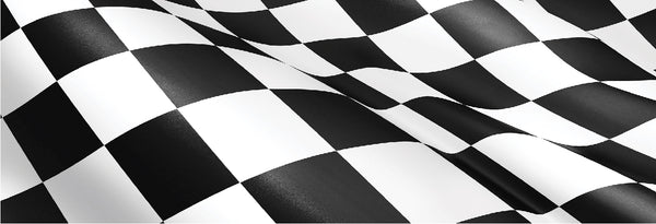 CHECKERED FLAG RACING Rear Window Graphic Decal Tint Sticker Truck suv ute WRAP