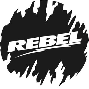 2'' Rebel Grunge Rebel Logo Shift Knob Decal Sticker  Drive Fits Dodge Ram