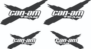 outlander maverick LOGO BRP STICKER DECAL EMBLEM (KIT) FOR CAN-AM TEAM