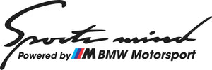 SPORTS MIND Powered By M For BM W Motorsport Door Bumper Car Vinyl STICKER Decal