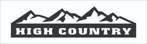 HIGH COUNTRY TRUCK DECAL STICKER EMBLEM M1 3" Fits CHEVROLET SILVERADO