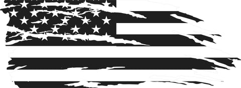 American Flag Tailgate Distressed Grunge Truck SUV Rear Car Vinyl Decal Graphic