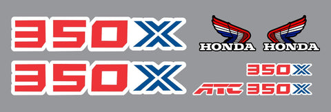 Decals Graphic Kit Full Set For Honda 350X ATC Fender