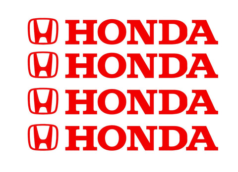 4x Door Handle Decal Sticker For HONDA Accord Civic Turbo Type S R JDM VTEC