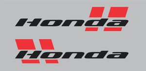 SET (2 Car Vinyl Decal Sticker Emblem logo 2pcs 4 HONDA Sport Racing Performance