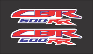 SET (2) Honda CBR Stickers Decals 600 600RR Logo Emblem Graphics