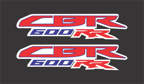 SET (2) Honda CBR Stickers Decals 600 600RR Logo Emblem Graphics