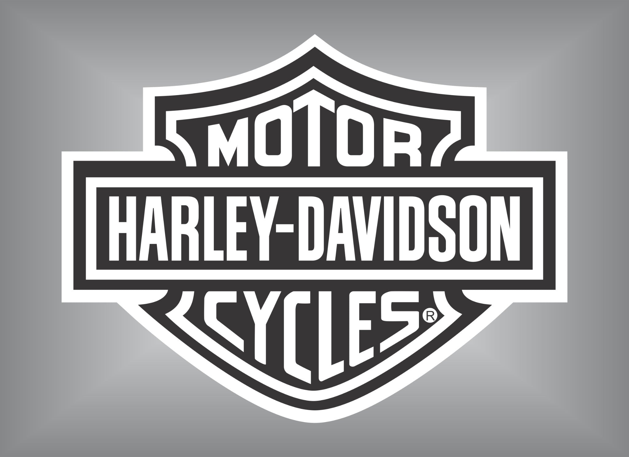 Logo Harl3y Davidsson Cutz Rear Window Decal, Motorcycle Truck Car Sticker - LW