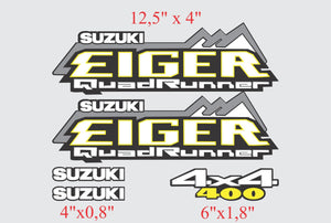 ATV Camo Tank decal sticker emblem King Quad QuadRunner 4 Suzuki Eiger 400