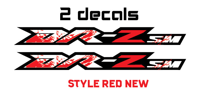 6" Custom Stickers Decals drz 400 400sm Supermoto graphics 4 DRZ400 Drz400sm RN