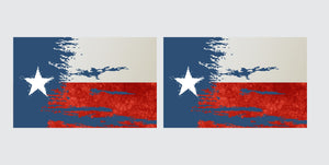 Texas Flag Distressed Decal State Lone Star Sticker Cowboy Graphic