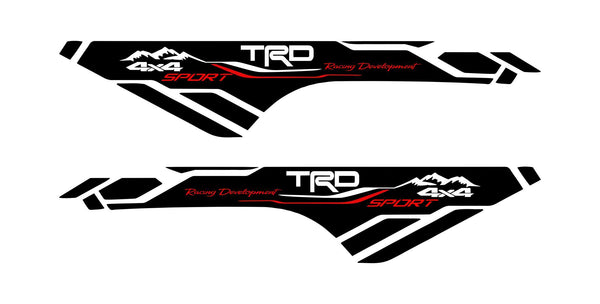 2X side bed Vinyl Decals graphic 2016-2020 4 Toyota Tacoma TRD 4x4 Sport