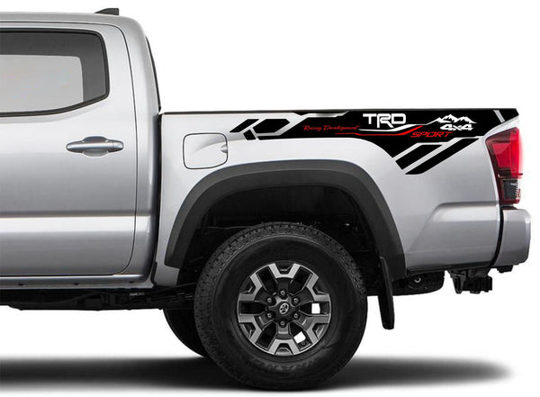 2X side bed Vinyl Decals graphic 2016-2020 4 Toyota Tacoma TRD 4x4 Sport