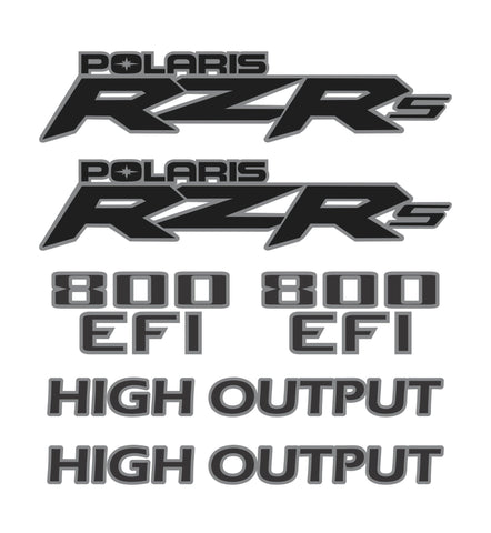 decals kit Sticker EFI Hood decal 4 Polaris RZR 800s