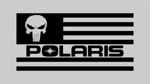 Punisher American Flag Vinyl Decal Bumper sticker Car Windows Truck 4 Polaris