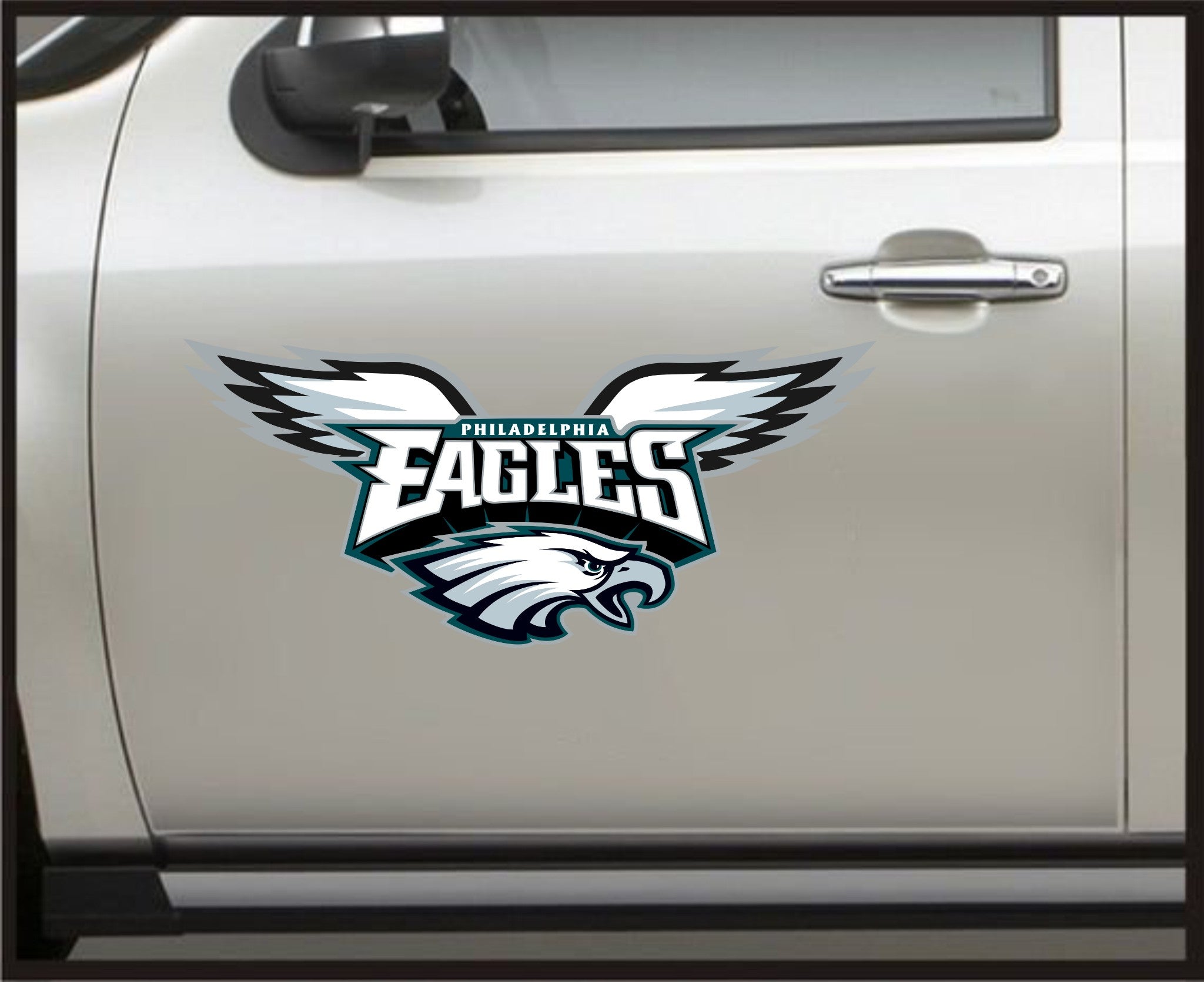 Philadelphia Eagles Decal  Car  Truck Vinyl Sticker - Wall Graphics Cornhole