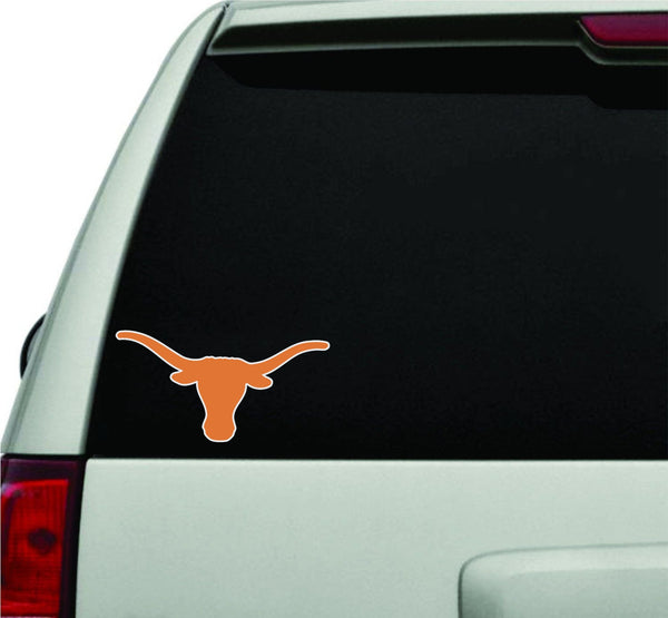 Texas Longhorns Vinyl Decal ~ Car Sticker - Cornholes, Wall Graphics