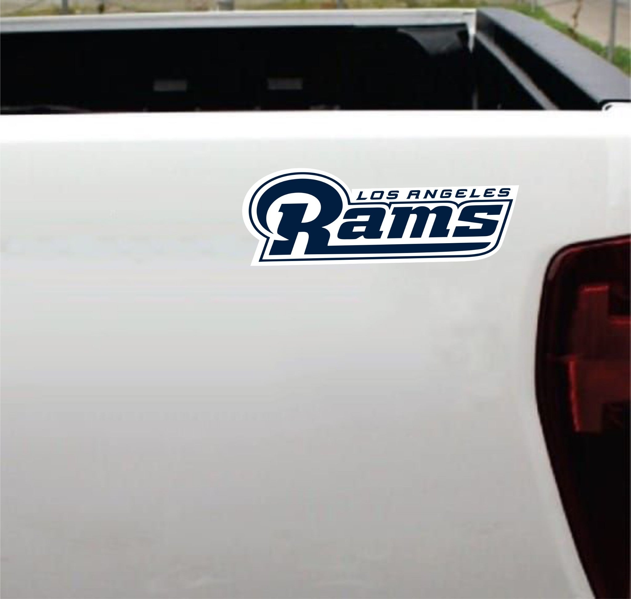 Los Angeles Rams LA Circle Logo Vinyl Decal / Sticker 10 sizes