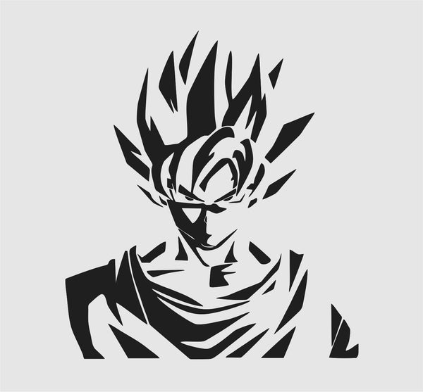 Decal Vinyl Truck Car Sticker - DBZ Dragon Ball Z Goku Super Saiyan