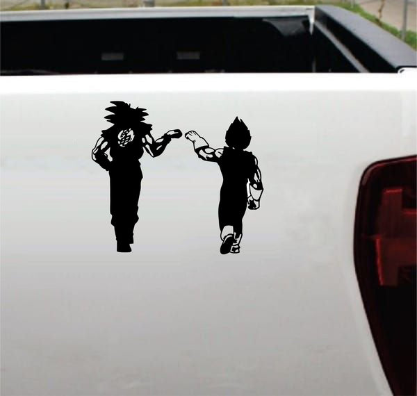 Decal Vinyl Truck Car Sticker Dragon Ball Z Goku Vegeta Wall Car Truck