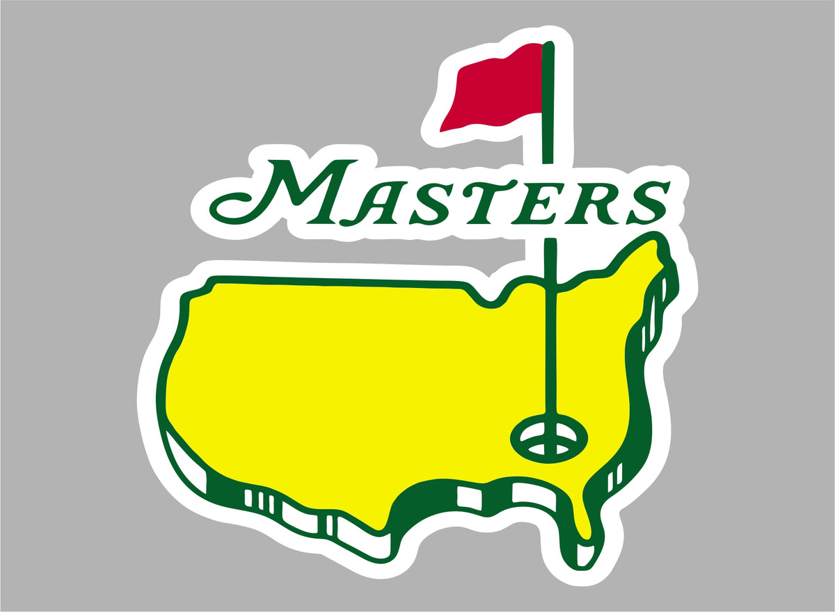 Masters Golf Logo Vinyl Sticker Decal Car Laptop Window Wall – Hell ...