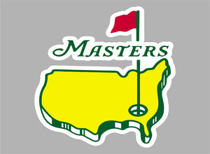 Masters Golf Logo Vinyl Sticker Decal Car Laptop Window Wall